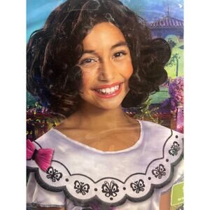 Disney Encanto Mirabel short curly black wig ages 4+ NEW dress up , cosplay